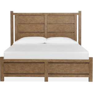 Plum Creek Sierra Brown California King Panel Bed
