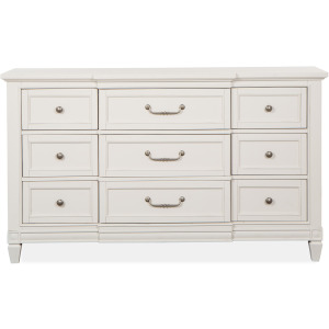 Willowbrook Egg Shell White Drawer Dresser
