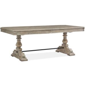 Marisol Wood Trestle Dining Table Top