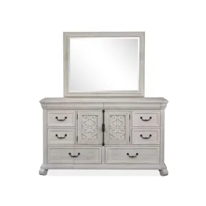 Bronwyn Drawer Dresser with Landscape Mirror