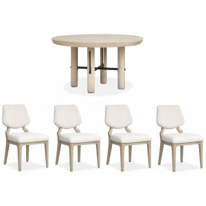 Sunset Cove - Brown 5 PC Dining Set