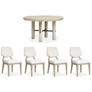 Sunset Cove - Brown 5 PC Dining Set