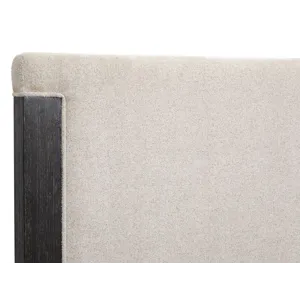 Plum Creek Ravenwood Black Queen Upholstered Panel Storage Bed