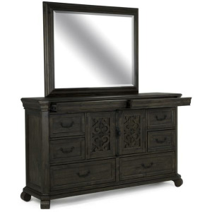Bellamy Drawer Dresser with Landscape Mirror