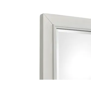 Charleston White Dove White Drawer Dresser With Landscape Mirror