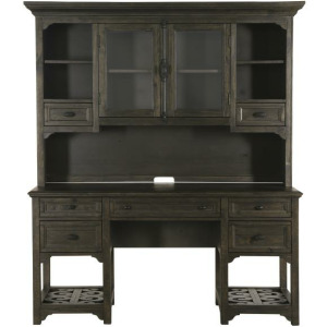 Bellamy Desk Top in Weathered Peppercorn