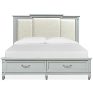 Glenbrook King Panel Bed Storage Footboard