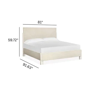 Lorelei Misty Cloud California King Panel Bed