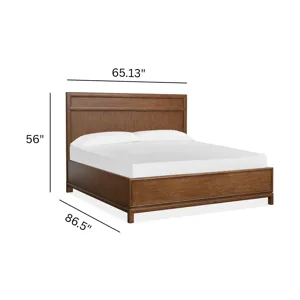 Ridgefield Russet Queen Panel Bed
