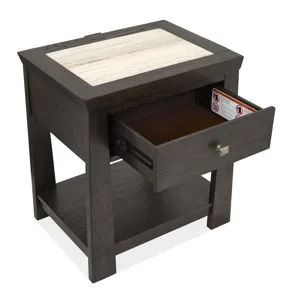 Tauren Coffee Bean Open Nightstand