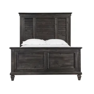 Calistoga Complete King Shutter Panel Bed