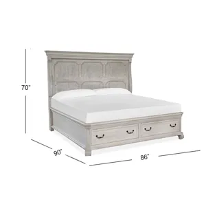 Bronwyn Complete King Panel Storage Bed