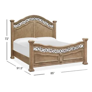Marisol Complete King Panel Bed