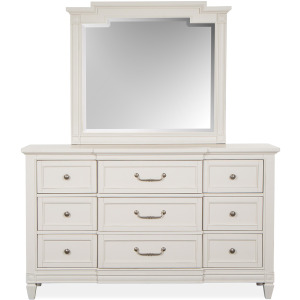 Willowbrook Drawer Dresser with Landscape Mirror