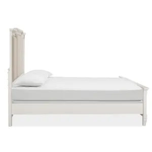 Willowbrook Complete King Panel Bed w/Upholstered Headboard