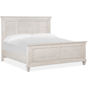 Newport Complete King Shutter Panel Bed