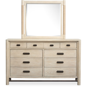 Sunset Cove Drawer Dresser with Landscape Mirror