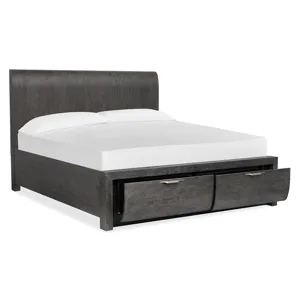 Kinsley Complete King Panel Storage Bed