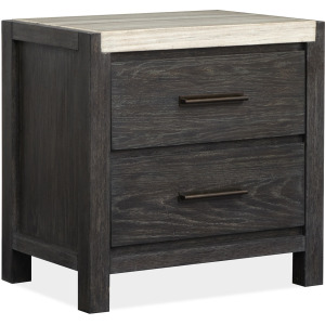 Plum Creek - Black Drawer Nightstand
