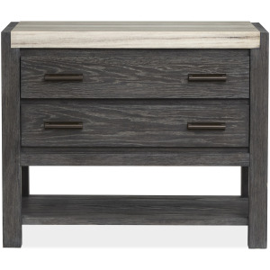 Plum Creek Open Nightstand - Black