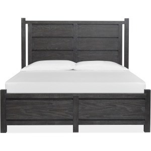 Plum Creek King Panel Bed - Black
