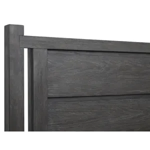 Plum Creek - Black Complete King Panel Bed