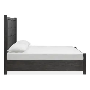 Plum Creek - Black Complete King Panel Bed
