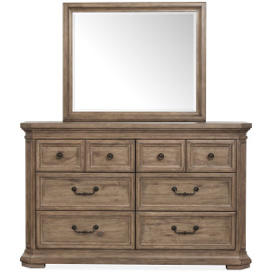 Adler Court Drawer Dresser with Landscape Mirror