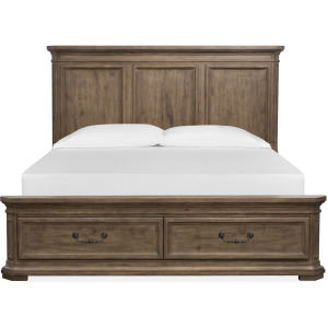 Adler Court Complete King Panel Storage Bed