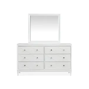 Springhouse Double Drawer Dresser with Landscape Mirror