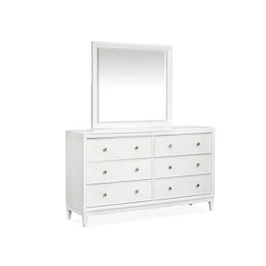 Springhouse Double Drawer Dresser with Landscape Mirror
