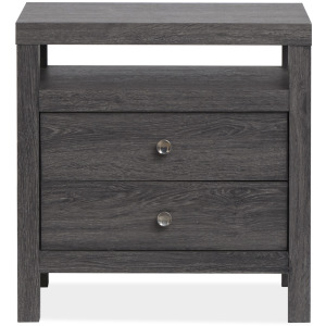 Merrifield - Black Drawer Nightstand
