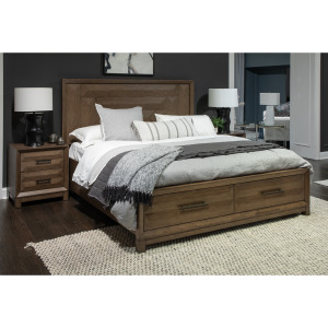 Callisto Complete King Panel Storage Bed