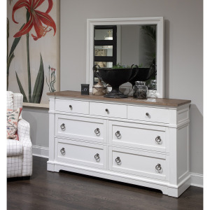 Kingston Drawer Dresser w/Landscape Mirror