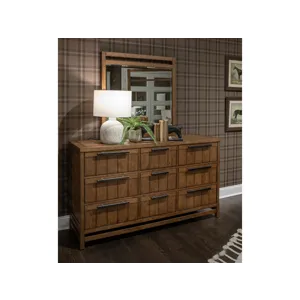 Conway Drawer Dresser w/Portrait Mirror