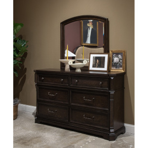 Havenbrook Double Drawer Dresser w/Landscape Mirror