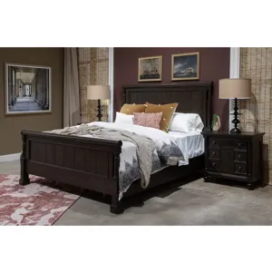 Havenbrook Complete King Panel Bed