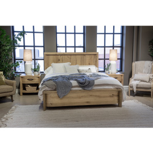 Laramie Complete King Panel Bed