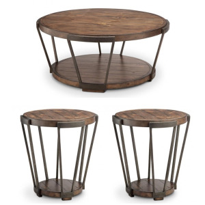 Yukon Round 3 PC Occasional Table Set