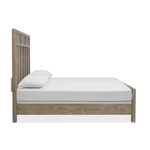 Claremont Smokey Taupe California King Panel Bed