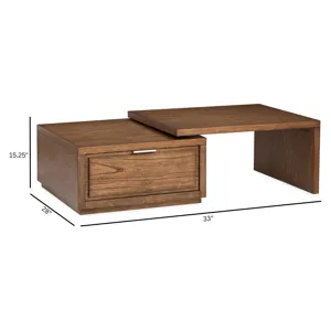 Newton Cinnamon Rectangular Cocktail Table