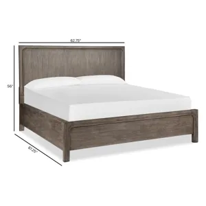 Westbourne Dark Umber Queen Panel Bed