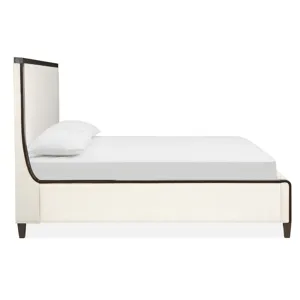 Rowan Espresso Queen Upholstered Panel Bed