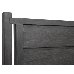Plum Creek Ravenwood Black California King Panel Storage Bed