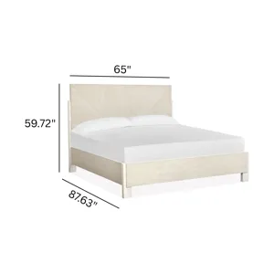 Lorelei Misty Cloud Queen Panel Bed
