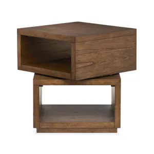 Newton Cinnamon Square End Table
