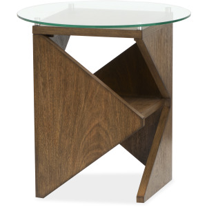 Vector Russet Round Accent Table