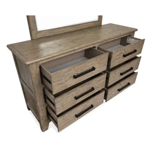 Claremont Smokey Taupe Double Drawer Dresser
