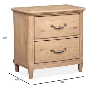 Harmony Heights Belgium Wheat Drawer Nightstand