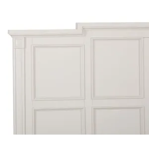 Willowbrook Egg Shell White California King Panel Bed